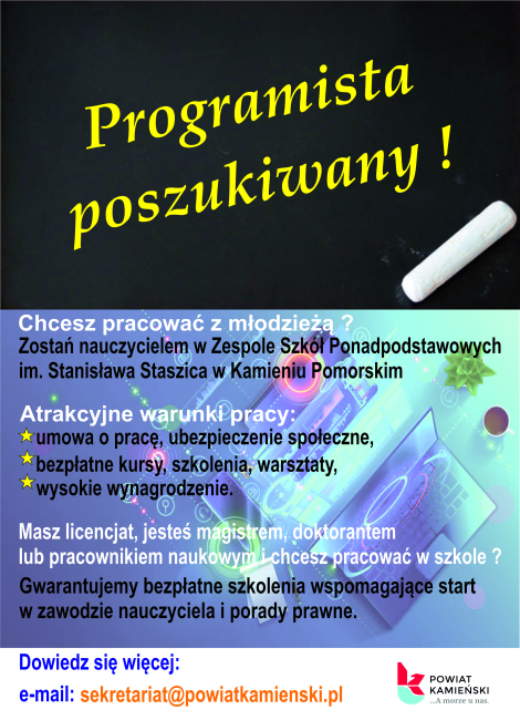 Programista poszukiwany!