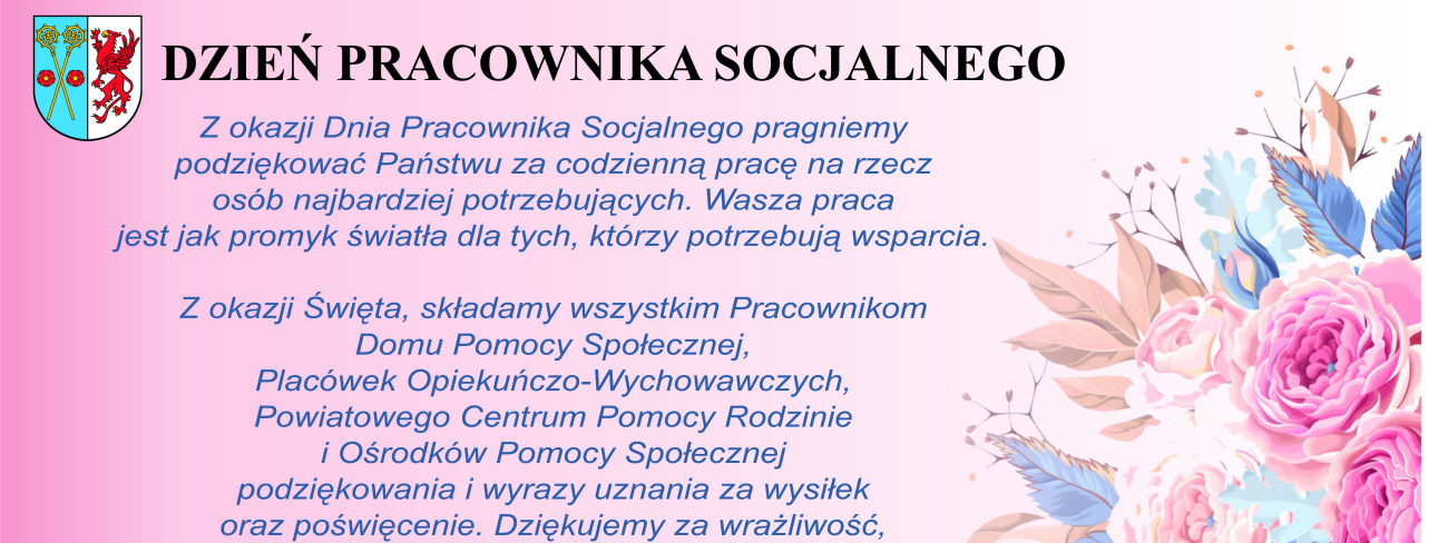 Życzenia z okazji Dnia Pracownika Socjalnego